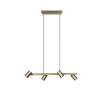 Trio MARLEY Pendant Light antique brass, 4-light sources