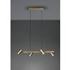 Trio MARLEY Pendant Light antique brass, 4-light sources