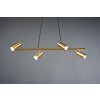 Trio MARLEY Pendant Light antique brass, 4-light sources