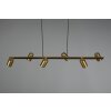 Trio MARLEY Pendant Light antique brass, 6-light sources