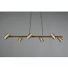 Trio MARLEY Pendant Light antique brass, 6-light sources