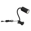 Globo ROBBY clamp-on light black, 1-light source