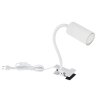 Globo ROBBY clamp-on light white, 1-light source
