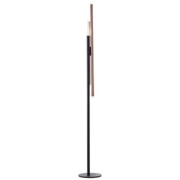 Brilliant CEMBALO Floor Lamp LED brown, black, silver, 3-light sources