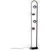Brilliant NEBEKER Floor Lamp LED black, 4-light sources, Remote control