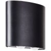 Brilliant TURSDALE Outdoor Wall Light LED black, 4-light sources