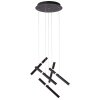 Brilliant LAGANO Pendant Light LED black, 1-light source
