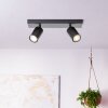 Brilliant JELLO Ceiling Light LED black, 2-light sources