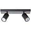 Brilliant JELLO Ceiling Light LED black, 2-light sources