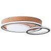 Brilliant KARNEY Ceiling Light LED brown, black, 1-light source