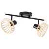 Brilliant NORAH Ceiling Light black, 2-light sources