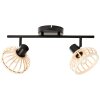 Brilliant NORAH Ceiling Light black, 2-light sources