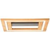 Brilliant RHEA Ceiling Light LED brown, black, 1-light source