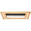 Brilliant RHEA Ceiling Light LED brown, black, 1-light source