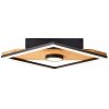 Brilliant WOODBRIDGE Ceiling Light LED brown, black, 1-light source