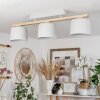 COMBARBALA Ceiling Light grey, Light wood, 3-light sources