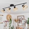 TOTUI Ceiling Light black, 4-light sources