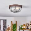 CHAQUIRE Ceiling Light brown, rust-coloured, 1-light source