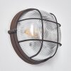 CHAQUIRE Wall Light brown, rust-coloured, 1-light source