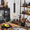 WHEELWRIGHT Pendant Light matt nickel, black, 1-light source