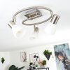 ALDANA Ceiling Light matt nickel, 3-light sources