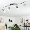 CHAPOD Ceiling Light matt nickel, 4-light sources