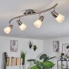 CHAPOD Ceiling Light matt nickel, 4-light sources