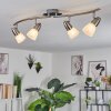 CHAPOD Ceiling Light matt nickel, 4-light sources