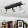 CASTILLO Ceiling Light black, 3-light sources