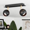 TOME Ceiling Light LED brass, black, 2-light sources