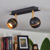 TOME Ceiling Light LED brass, black, 2-light sources