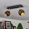TOME Ceiling Light LED brass, black, 2-light sources