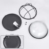 QUINTAY Ceiling Light black, 1-light source