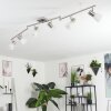 VILLASECA Ceiling Light LED matt nickel, 6-light sources