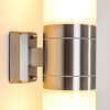TOLSONA Outdoor Wall Light stainless steel, 2-light sources