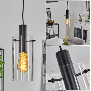 MIAQUI Pendant Light black, 1-light source