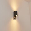 KINGSTOWN Outdoor Wall Light anthracite, transparent, clear, 2-light sources, Motion sensor