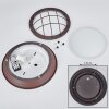 COLTAUCO Ceiling Light rust-coloured, 1-light source