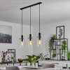 MIAQUI Pendant Light black, 3-light sources