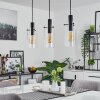 MIAQUI Pendant Light black, 3-light sources
