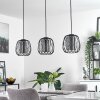 SAITOCO Pendant Light black, 3-light sources