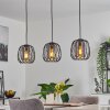 SAITOCO Pendant Light black, 3-light sources