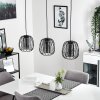 SAITOCO Pendant Light black, 3-light sources