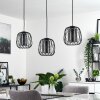 SAITOCO Pendant Light black, 3-light sources