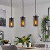 RASPERDEN Pendant Light black, 3-light sources