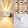 JONAVA Outdoor Wall Light LED white, 2-light sources