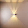 JONAVA Outdoor Wall Light LED white, 2-light sources