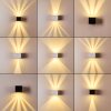 JONAVA Outdoor Wall Light LED white, 2-light sources