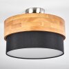 Vrolle Ceiling Light Light wood, matt nickel, 2-light sources
