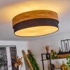 Vrolle Ceiling Light Light wood, matt nickel, 3-light sources